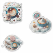 Sticker cappucino delicious (Devant)
