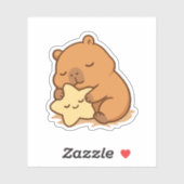 Sticker Capybara (Feuille)