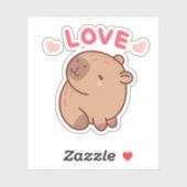 Sticker Capybara (Feuille)