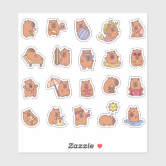 Sticker capybara