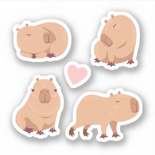 Sticker Capybara (Devant)