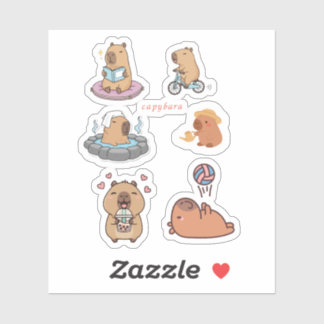 Sticker capybara