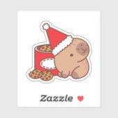 Sticker Capybara (Feuille)