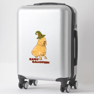 Sticker Capybara drôle - Rongeur d'Halloween