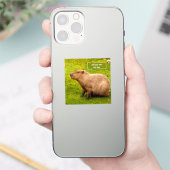 Sticker Capybara personnalisé (Téléphone)