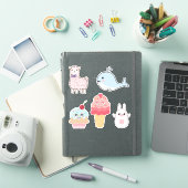 Sticker Caractères Cute Kawaii (Couverture iPad)