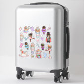Sticker Caractères de ballet Nutcracker (Sur valise)