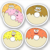 Sticker Caractères Donut (Devant)