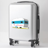 Sticker Caravan Camper RV Thunder_Cove (Sur valise)