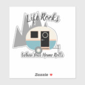 Sticker Caravan Rocks Life (Feuille)