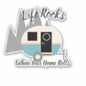 Sticker Caravan Rocks Life (Devant)