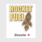 Sticker Carburant à fusée (Feuille)