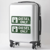 Sticker Carburant diesel uniquement (Sur valise)