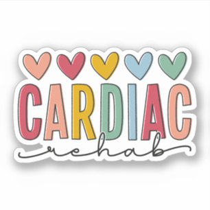 Sticker Cardiac Rehab, Rééducation cardiaque