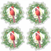 Sticker Cardinal Holiday (Devant)