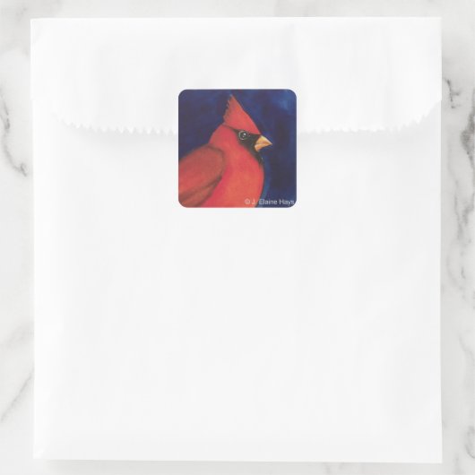 Sticker Cardinal Rouge (Sac)