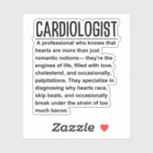 Sticker Cardiologue (Feuille)
