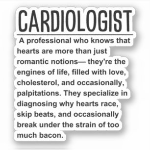 Sticker Cardiologue