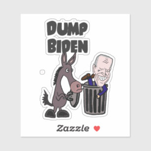 Sticker Caricature amusante de Joe Biden