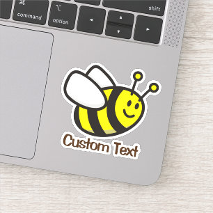Sticker Caricature d'abeille