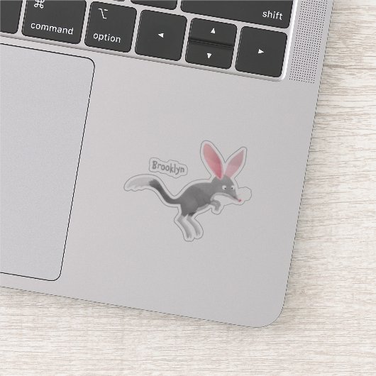 Sticker Caricature de bilby australien très heureuse (Détail)
