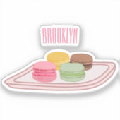 Sticker Caricature de Macaron (Recto)