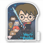 Sticker Caricature Harry Potter Chambre des secrets Graphi (Devant)