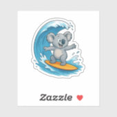 Sticker Caricature Koala Bear (Feuille)