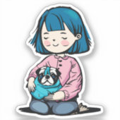 Sticker Carlin et moi (Recto)