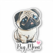 Sticker carlin Maman Coeur (Devant)