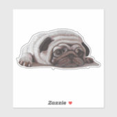 Sticker Carlin triste (Feuille)