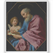Sticker Carlo Dolci - Saint Matthieu Écrivant Son Évangile (Devant)