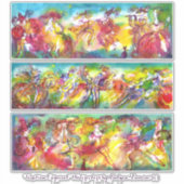 Sticker CARNIVAL VENICE Mardi Gras Masquerade Danse Musiqu (Devant)