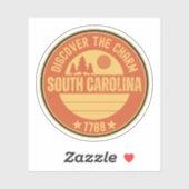 Sticker Caroline du Sud - Palmetto State Don (Feuille)