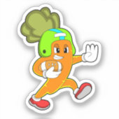 Sticker Carotte dans le football (Recto)