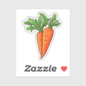 Sticker Carotte de dessin (Feuille)