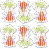 Sticker Carottes fraîches (Devant)