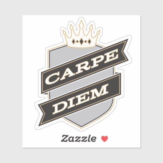 Sticker Carpe Diem (Feuille)