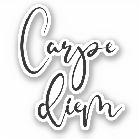 Sticker Carpe Diem (Devant)