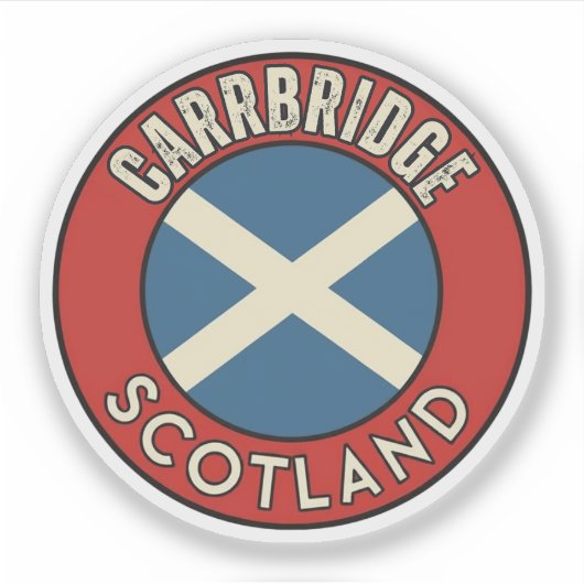 Sticker Carrbridge, Écosse (Devant)