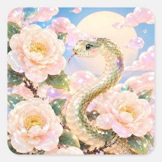 STICKER CARRÉ アクリル壁時計