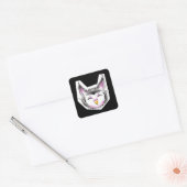 STICKER CARRÉ アフリカオオコノハズクちゃん (Enveloppe)