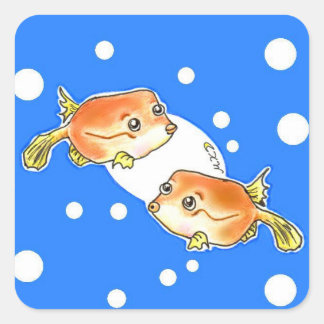 STICKER CARRÉ フ ち ゃ ん