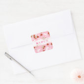 STICKER CARRÉ ン ク と ギ << り  桜 >> (Enveloppe)