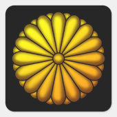 STICKER CARRÉ 菊の御紋 (Devant)