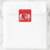 STICKER CARRÉ 面白? (Sac)