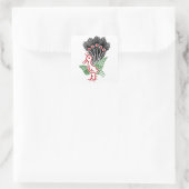 STICKER CARRÉ 麻雀牌 1索 イーソウロゴのみ-01 (Sac)