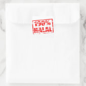 Sticker Carré 100% halal (Sac)
