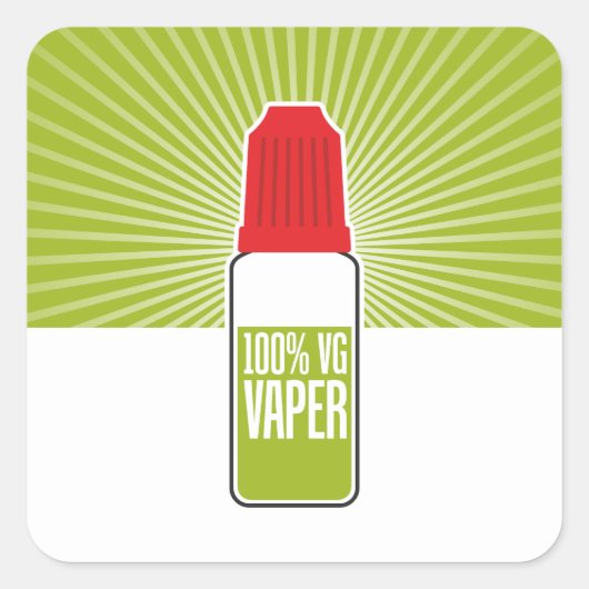 STICKER CARRÉ 100 % VG (Devant)