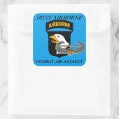 STICKER CARRÉ 101STICKERS D'ATTAQUE AÉRIENNE DE COMBAT (Sac)